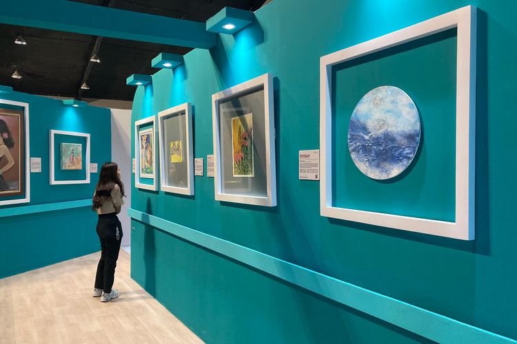 Karya Seni SBY Di Hari Kanker Sedunia